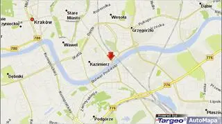 Przy ulicy Podgórskiej w Krakowie palił się pustostan