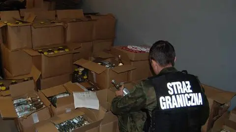 Straż graniczna zlikwidowała nielegalną rozlewnię alkoholu w Rumi