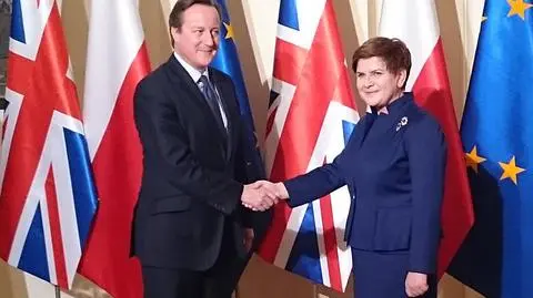 David Cameron jest w Polsce z dwudniową wizytą 