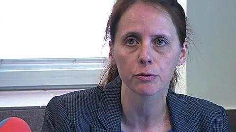 Rzeczniczka prokuratury Renata Mazur na konferencji prasowej