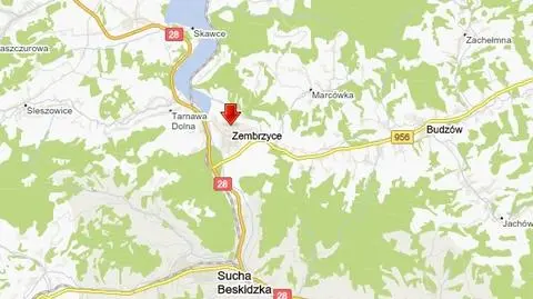 Wypadek w Zembrzycach. Dwie osoby nie żyją, dwie w śpiączce