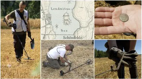 Poszukiwacze skarbów przeczesują tereny wokół Jeziora Lednickiego