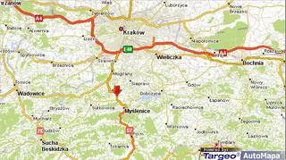 Do wypadku doszło przed wjazdem do Krakowa od strony Zakopanego