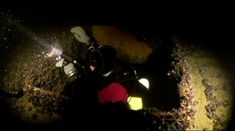 Wrak Gustloffa leży na dnie Bałtyku