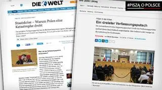 Zachodnie media od miesięcy krytykują zmiany w Polsce