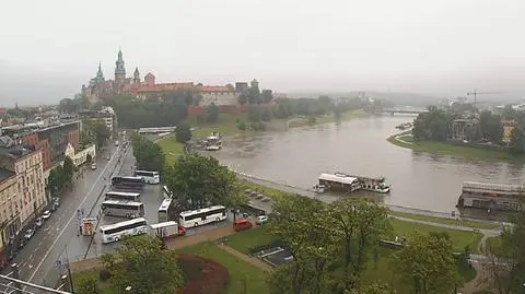 Pogotowie przeciwpowodziowe w Krakowie. Stan alarmowy bardzo blisko