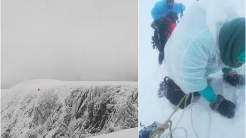 Dwóch turystów utknęło w górach