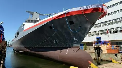 ORP Ślązak, kiedyś ORP Gawron. Budowa trwa od 2001 roku