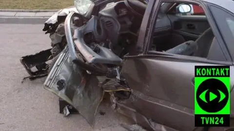 Groźny wypadek w Warszawie