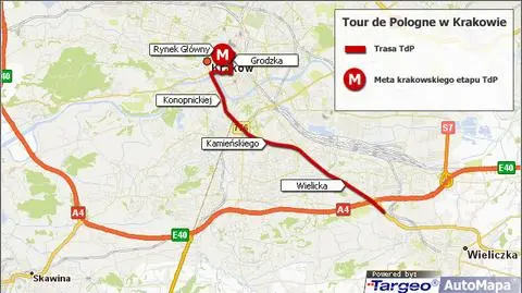 Tour de Pologne w Krakowie. 
Utrudnienia do wieczora
