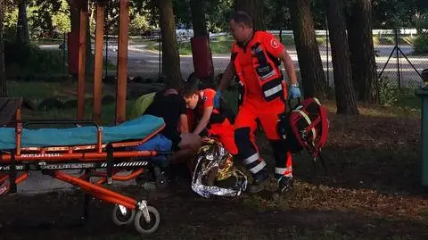 12-latek został przewieziony do szpitala