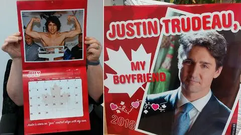 Kalendarz "Justin Trudeau, mój kanadyjski chłopak 2018"
