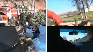 Starcia pomiędzy dziennikarzami i żołnierzami samoobrony 