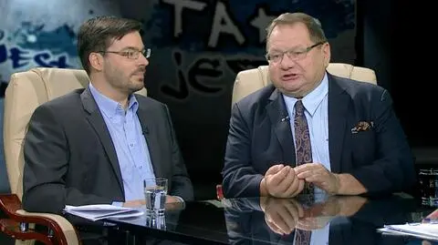 Stanisław Tyszka i Ryszard Kaliszw programie Tak jest w TVN24