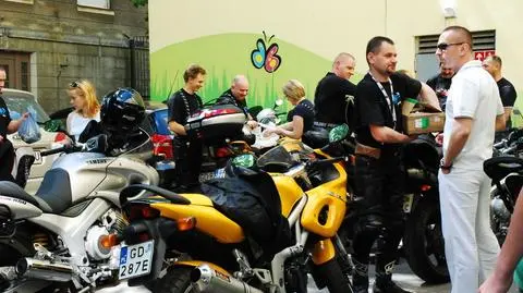 Motocykliści 
idą do szpitala
