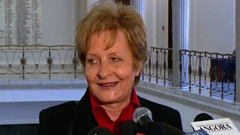 Wicepremier Gilowska na badaniach