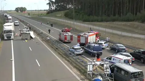 Zderzenie dwóch busów pod Myśliborzem. Jedna osoba nie żyje