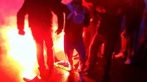 Ambasada Ukrainy protestuje przeciwko spaleniu flagi