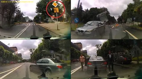 Wymusił pierwszeństwo i groził kierowcy