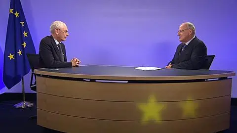 Z Hermanem Van Rompuyem rozmawiał Jacek Pałasiński