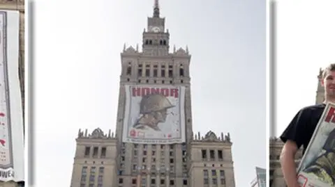 Polski żołnierz na PKiN. "Honor znaczy ojczyzna"