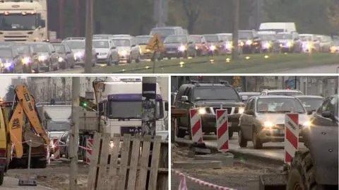 Łódź stanęła w olbrzymich korkach. "Nie da się tego objechać"