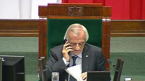 Ryszard Terlecki prowadzi posiedzenie Sejmu