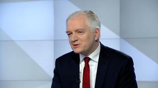 Jarosław Gowin o ewentualnej dymisji minister finansów Teresy Czerwińskiej