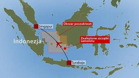 Katastrofa samolotu AirAsia: znaleziono fragmenty wraku