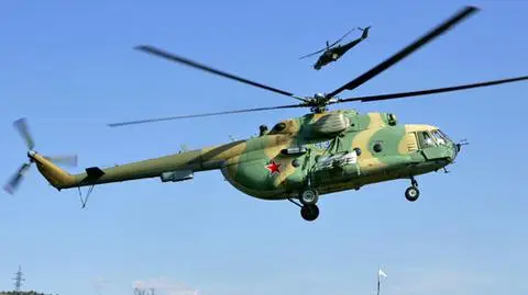 Rosja. Aneksja Krymu. Mi-8 nad Krymem