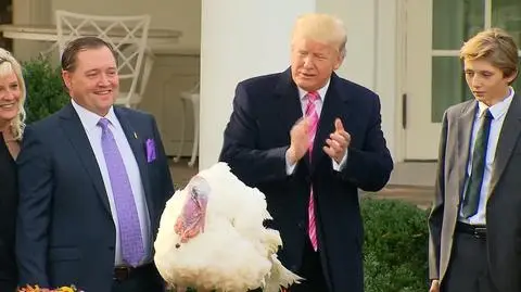 Donald Trump ułaskawił indyki