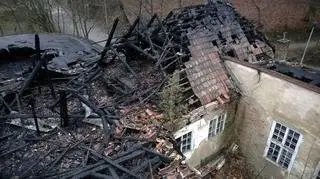 Do pożaru zabytkowego dworku doszło w piątek po południu
