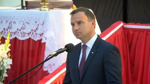 Prezydent Andrzej Duda w Radzyminie