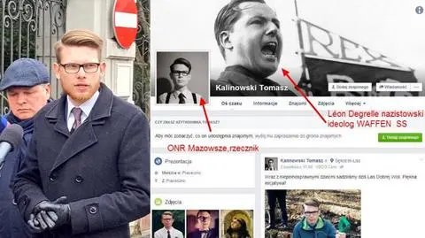 O zdjęciu na profilu Tomasza Kalinowskiego rozmawiali prowadzący "Szkło kontaktowe" (nagranie z 24.01.2018)