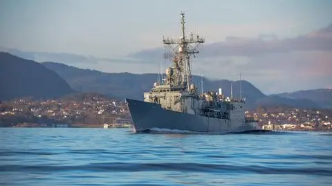 ORP Pułaski wrócił do Gdyni z Morza Północnego