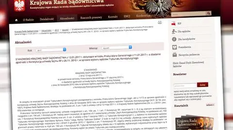 KRS: wybór trzech sędziów do TK zgodny z konstytucją