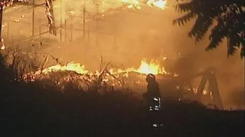 Ogień we włoskiej Fabryce Snów