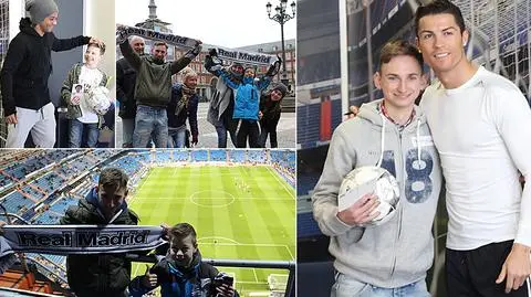 Chcieli się spotkać z pilkarzami Realu