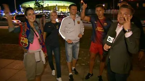 Kibice po spotkaniu Lechia - Barcelona: Wspaniały mecz, cudowne emocje