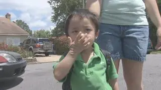 Chłopiec jest uczulony na żywność