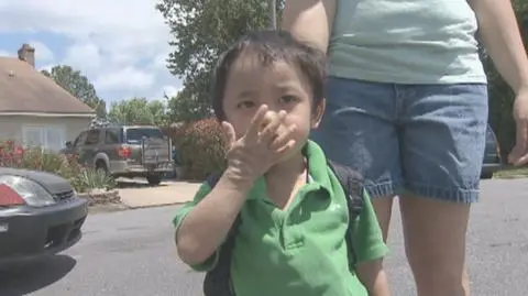 Chłopiec jest uczulony na żywność