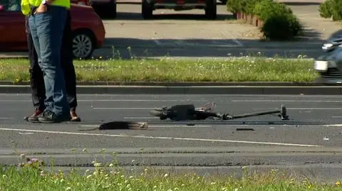 Wypadek z udziałem hulajnogi elektrycznej. Nie żyje 25-latek