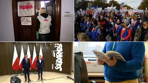 Strajk nauczycieli. "Solidarność" zapowiada głodówkę, ZNP komentuje