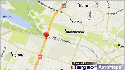 Ciężarówka w poprzek drogi. Kierowcy utknęli w korkach