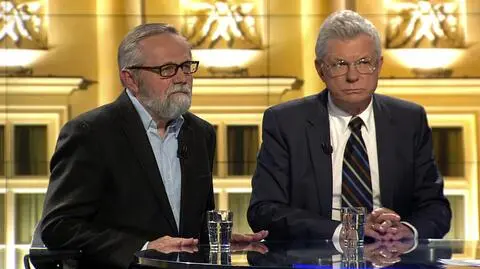 Ryszard Bugaj i Andrzej Celiński w "Faktach po Faktach"