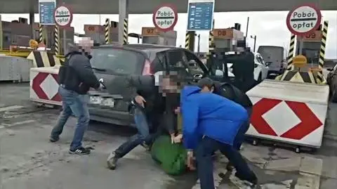 Bydgoszcz. Widowiskowe zatrzymanie na autostradzie
