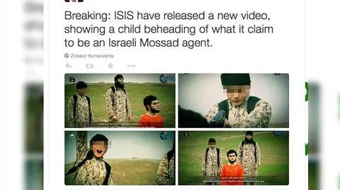 Egzekucje Państwa Islamskiego. Mężczyzna ginie z rąk chłopca
