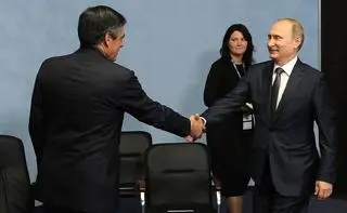 Spotkanie Fillona z Władimirem Putinem w czerwcu 2015 roku