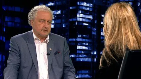 Prezes TK Andrzej Rzepliński w "Kropce nad i" w TVN24