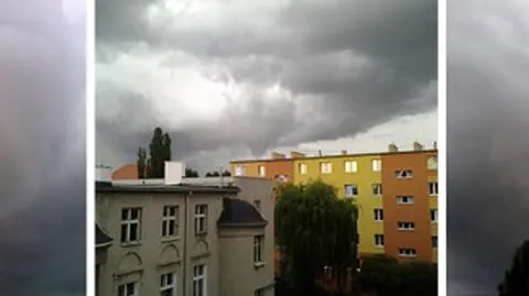 Trąba powietrzna i grad. Ulew ciąg dalszy